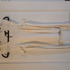 Super Cute New Jessica Simpson Ruffle Cold Shoulder Sweater